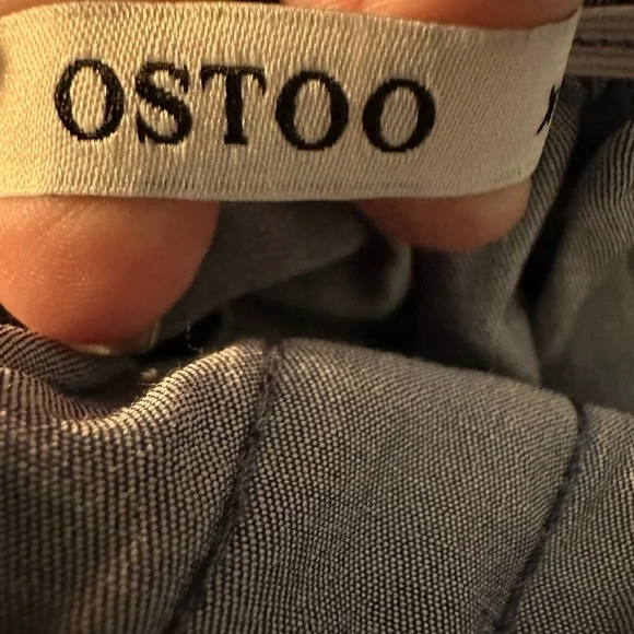 Ostoo Blue Ruffled Maxi Dress NWOT - Picture 7 of 8